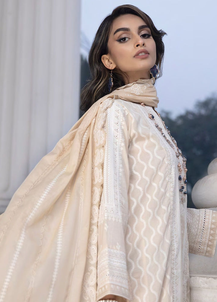 Lakhany Embroidered Lawn Suits Unstitched 3 Piece LSM24S LG-SR-0122 - Spring Summer Collection