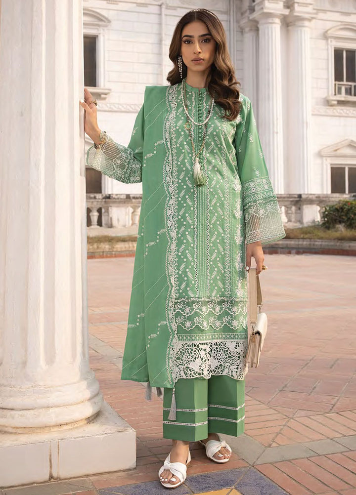 Lakhany Embroidered Lawn Suits Unstitched 3 Piece LSM24S LG-ZH-0062 - Spring Summer Collection