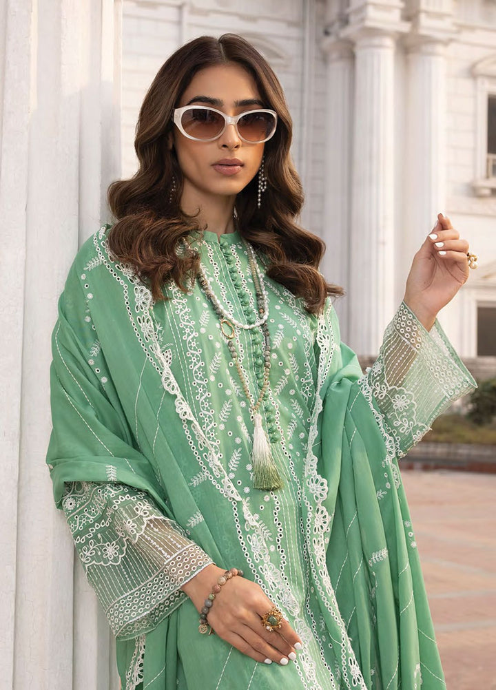 Lakhany Embroidered Lawn Suits Unstitched 3 Piece LSM24S LG-ZH-0062 - Spring Summer Collection