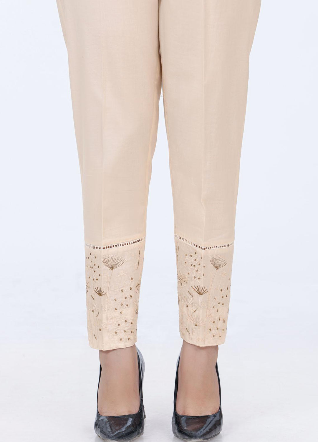 Lakhany Embroidered Cambric Pret Trousers LSM-2178 (BG)