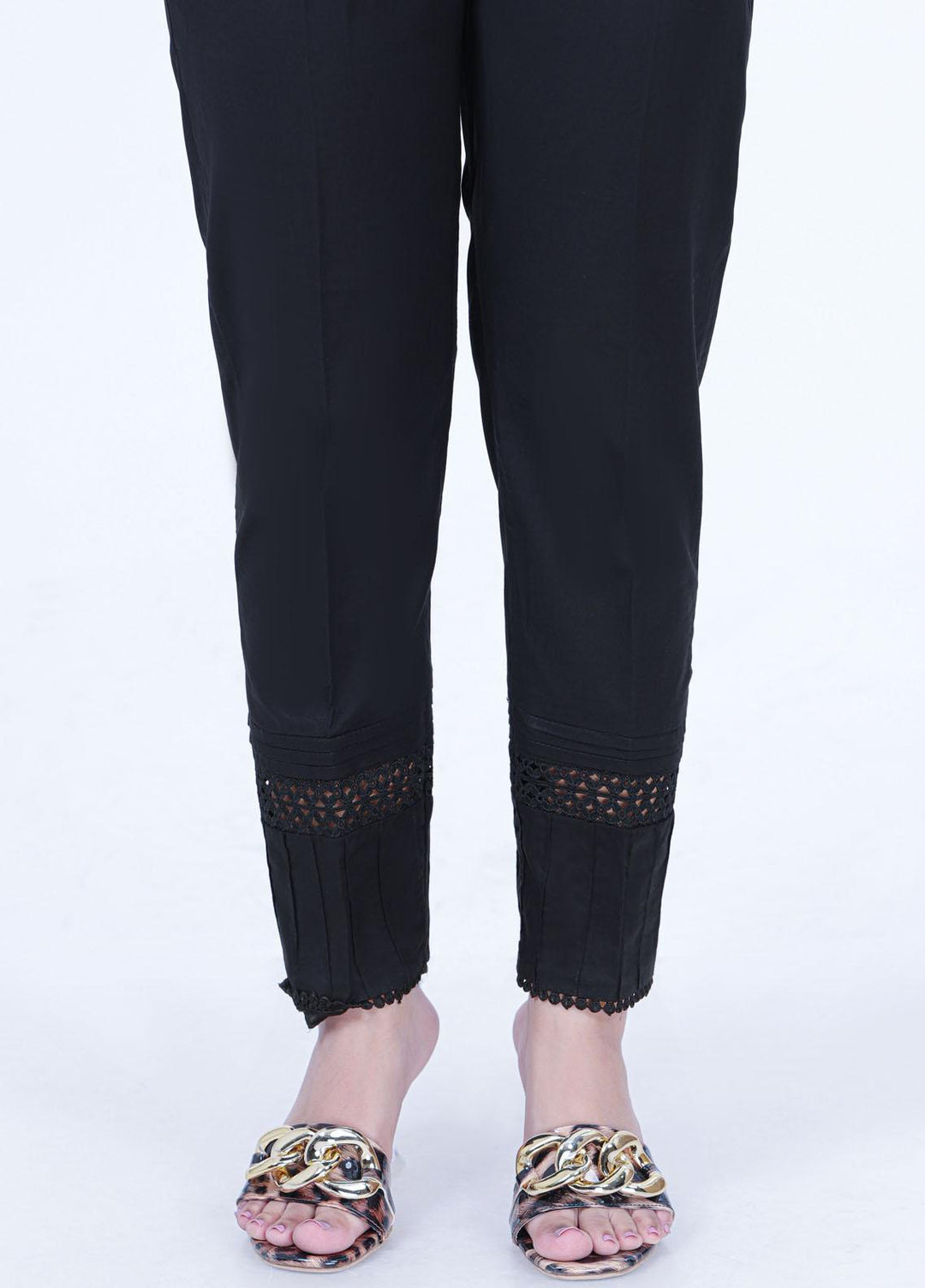 Lakhany Embroidered Cambric Pret Trousers LSM-2181 (BL)