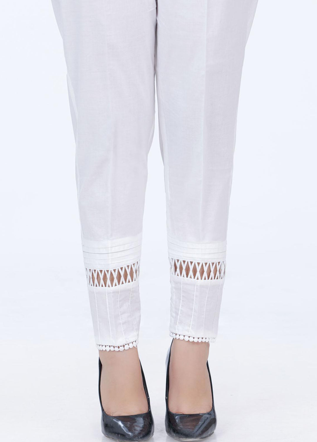 Lakhany Embroidered Cambric Pret Trousers LSM-2181 (W)