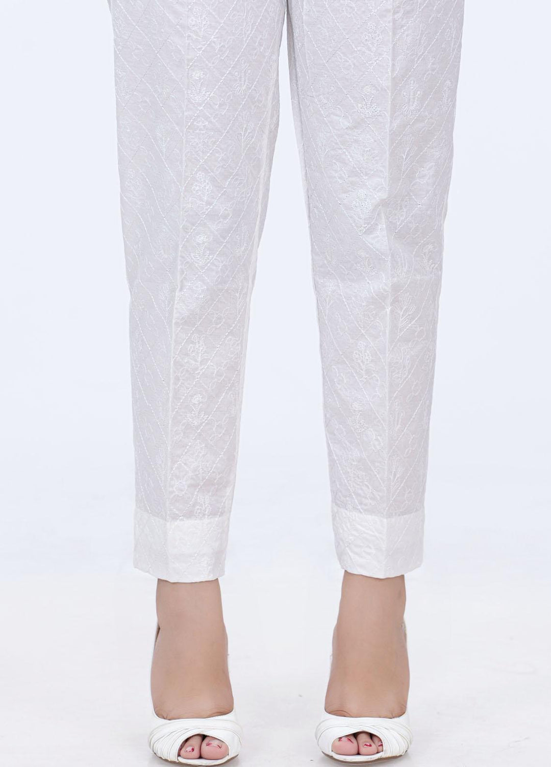 Lakhany Embroidered Cambric Pret Trousers LSM-2197