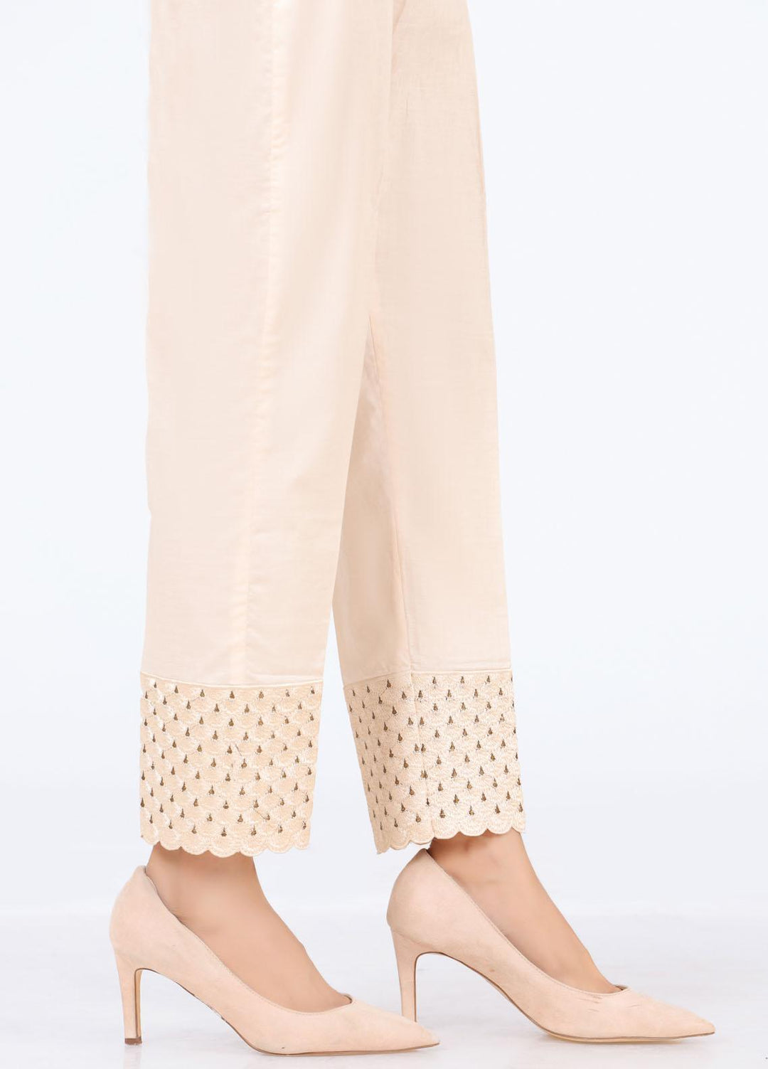 Lakhany Embroidered Cambric Pret Trousers LSM-T-2327(BG)