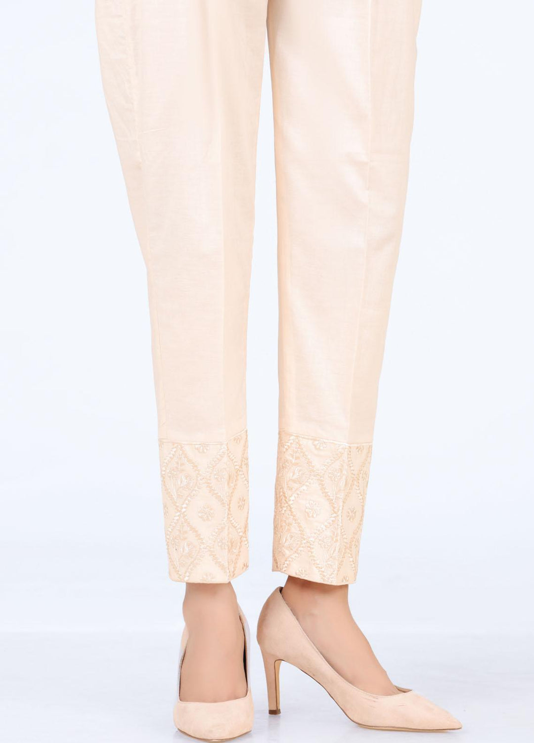 Lakhany Embroidered Cambric Pret Trousers LSM-T-2328(BG)
