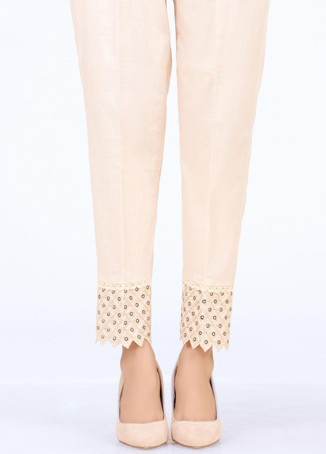 Lakhany Embroidered Cambric Pret Trousers LSM-T-2329(BG)