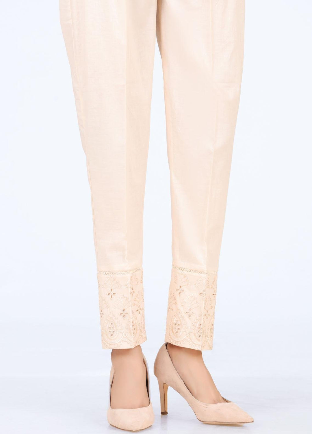 Lakhany Embroidered Cambric Pret Trousers LSM-T-2333(BG)