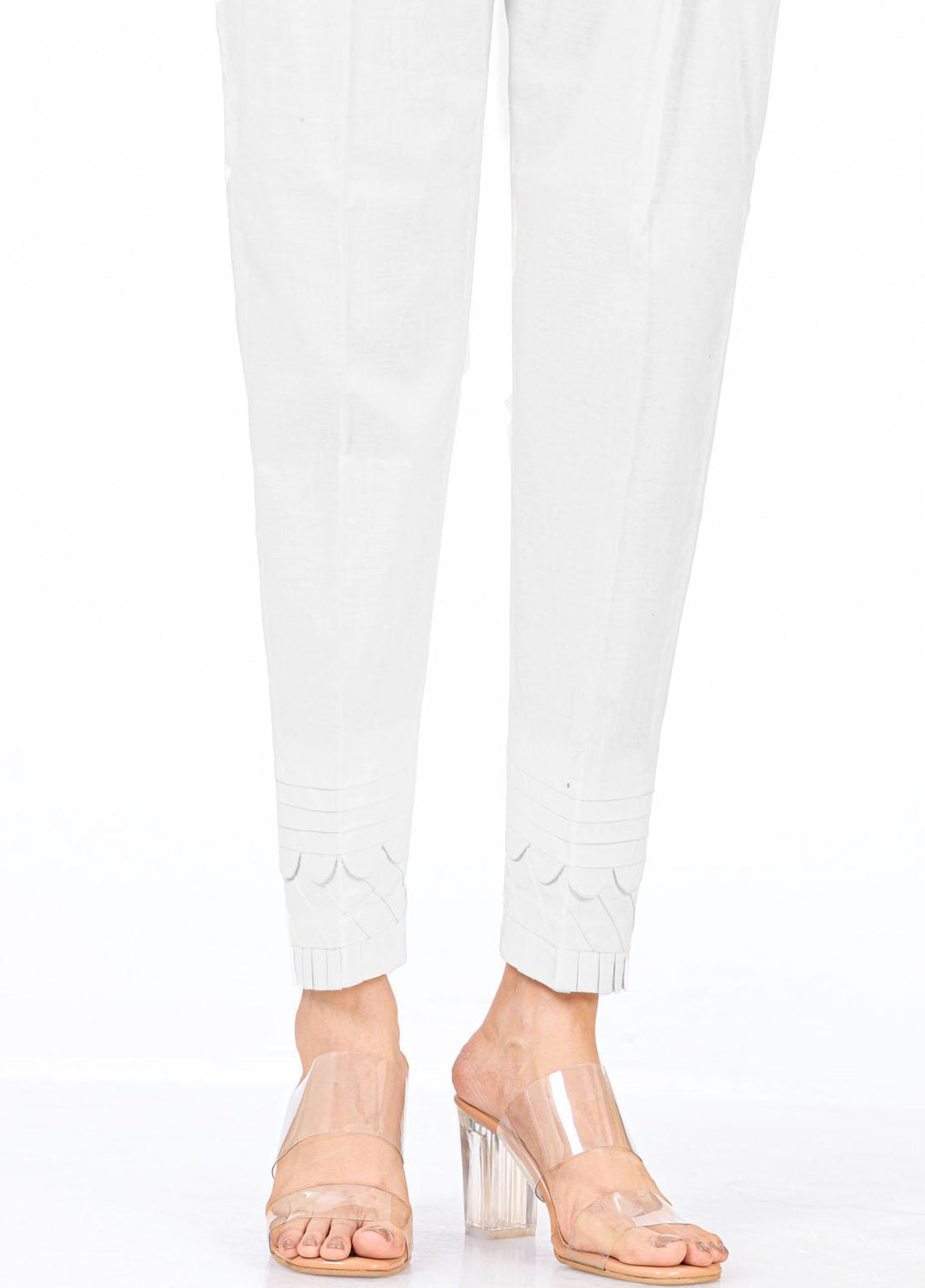 Lakhany Embroidered Cambric Pret Trousers LSM-T-2342(W)