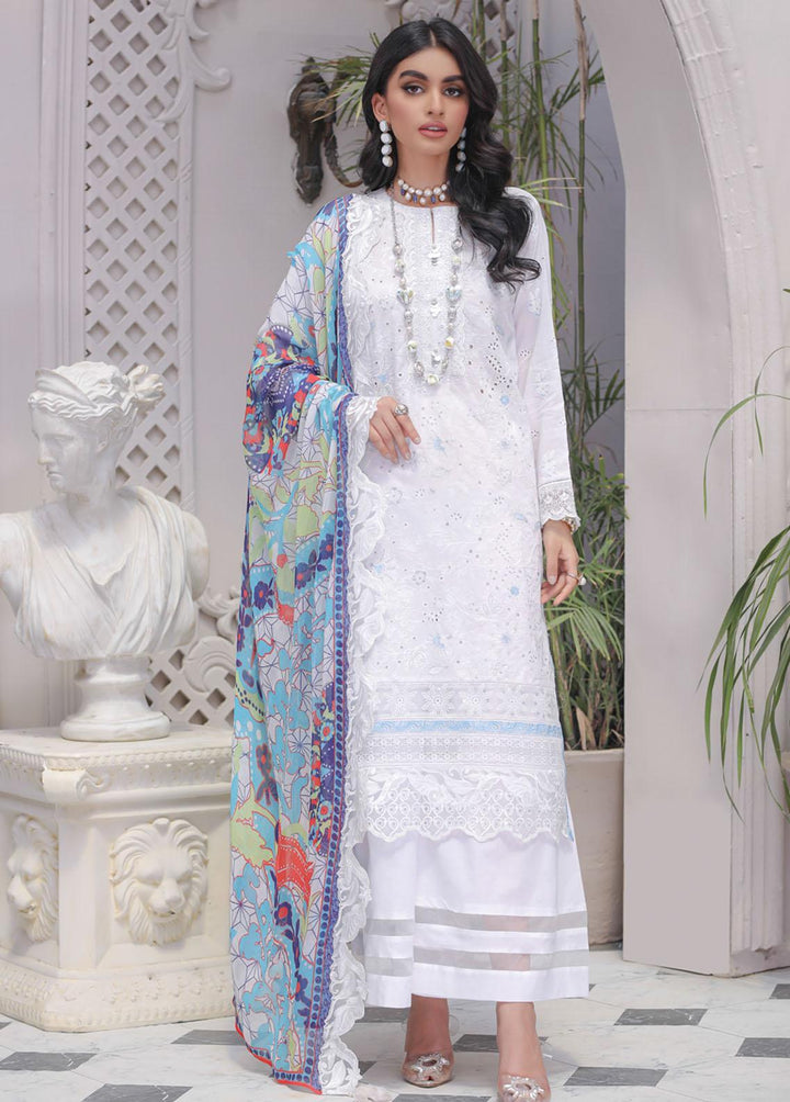 Luckhnowi By Lakhany Embroidered Lawn Suits Unstitched 3 Piece LSM23L CEC-5481 - Premium Collection