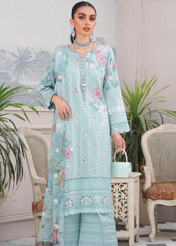 Luckhnowi By Lakhany Embroidered Lawn Suits Unstitched 3 Piece LSM23L CEC-5482 - Premium Collection