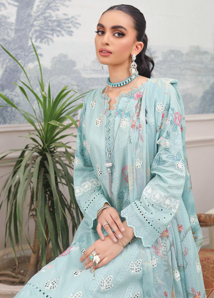Luckhnowi By Lakhany Embroidered Lawn Suits Unstitched 3 Piece LSM23L CEC-5482 - Premium Collection