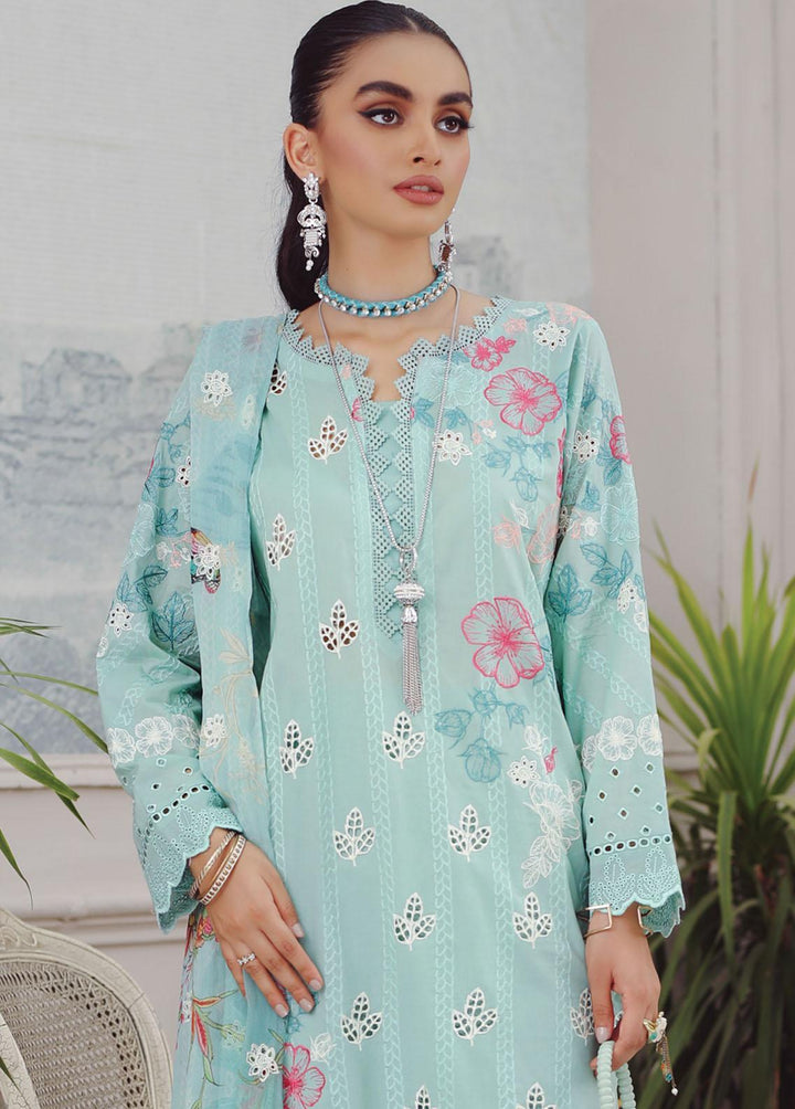 Luckhnowi By Lakhany Embroidered Lawn Suits Unstitched 3 Piece LSM23L CEC-5482 - Premium Collection