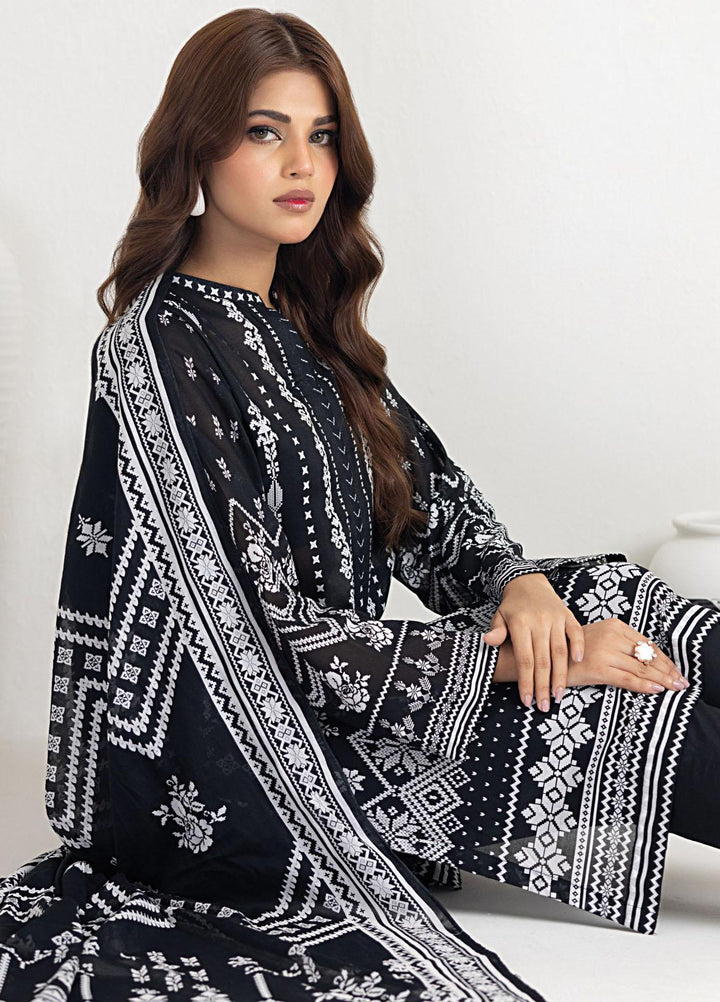 Lakhany Printed Lawn Suits Unstitched 3 Piece LSM23MC LG-RM-0003 - Summer Collection
