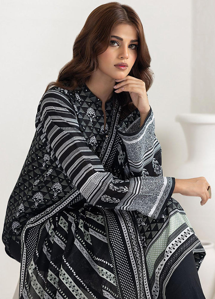 Lakhany Printed Lawn Suits Unstitched 3 Piece LSM23MC LG-ZH-0083 - Summer Collection