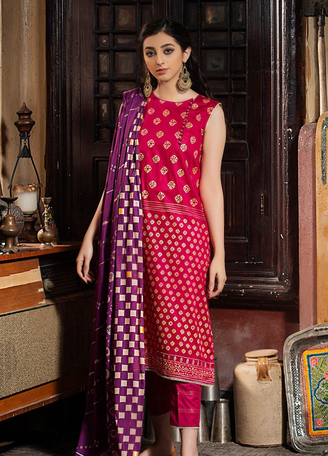 Lakhany Printed Lawn Stitched 3 Piece Suit LSM-2144