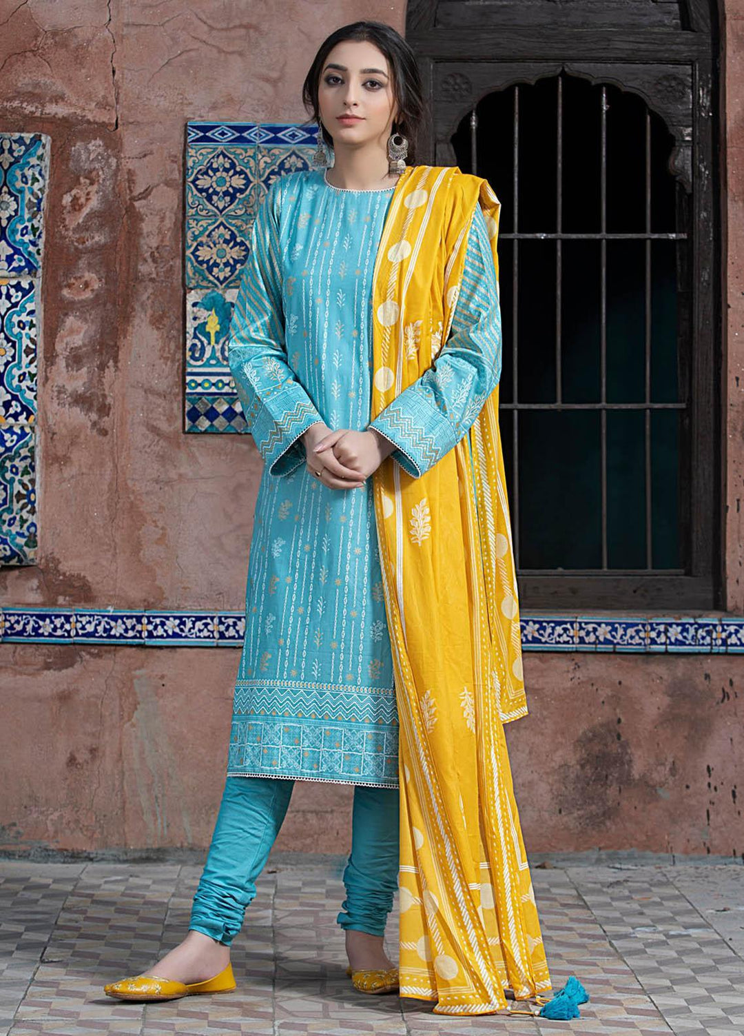 Lakhany Printed Lawn Stitched 3 Piece Suit LSM-2148