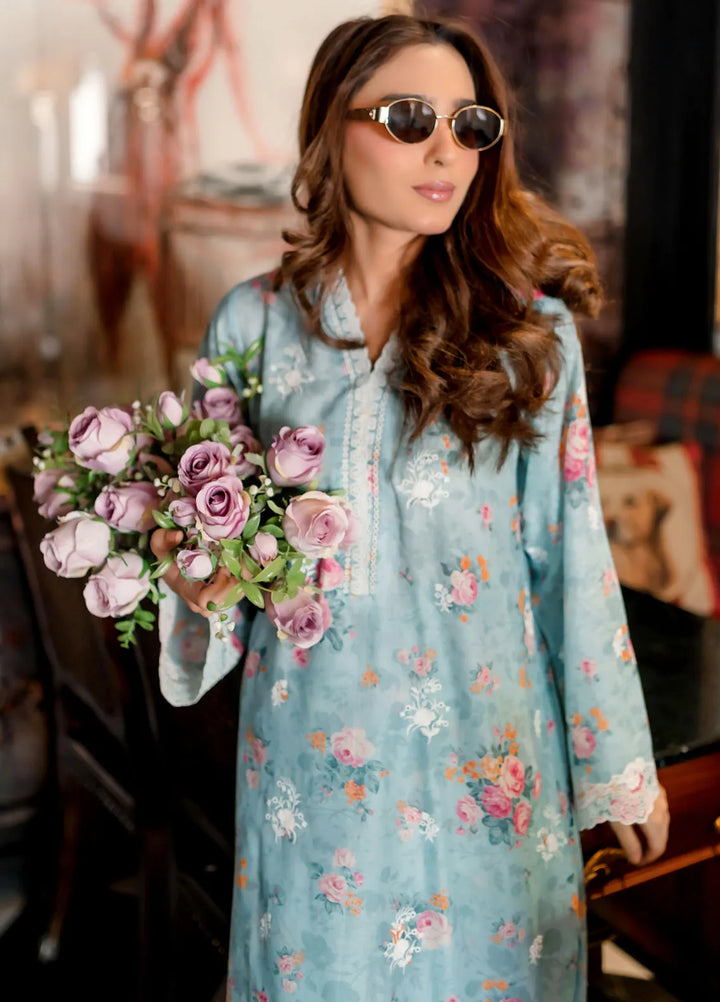 Lakhany Pret Embroidered Cambric 2 Piece Suit LG-AR-0017-W-PRT-2P