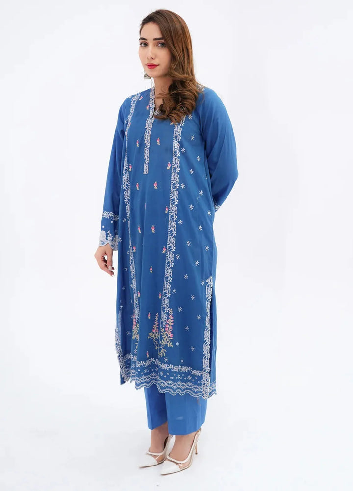 Lakhany Pret Embroidered Cambric 2 Piece Suit LG-IZ-0231