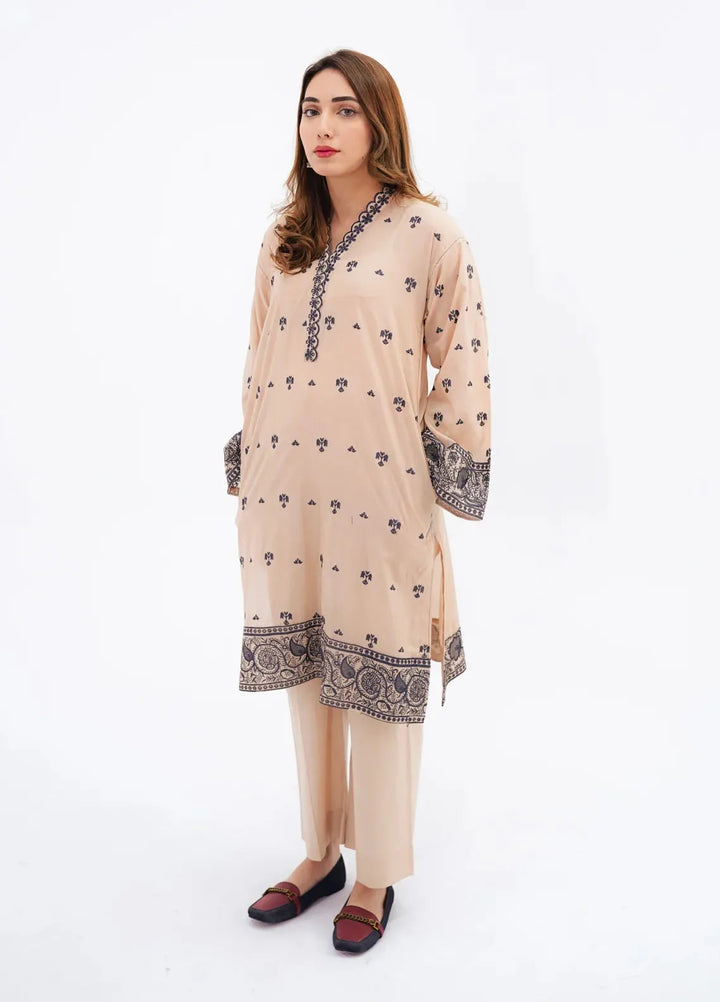 Lakhany Pret Embroidered Cambric 2 Piece Suit LSM-3749