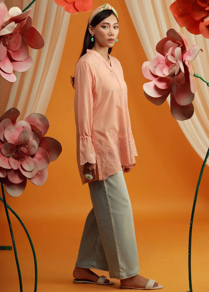 Lakhany Pret Embroidered Cambric Kurti LG-SK-0246