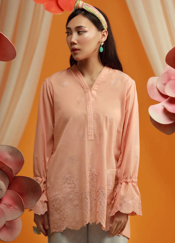 Lakhany Pret Embroidered Cambric Kurti LG-SK-0246