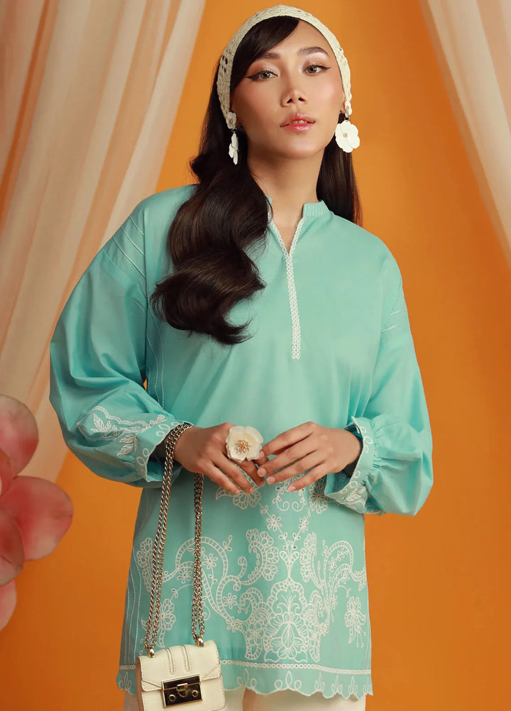 Lakhany Pret Embroidered Cambric Kurti LG-UB-0080