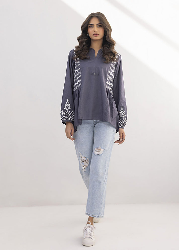 Lakhany Pret Embroidered Cambric Top LG-UB-0011