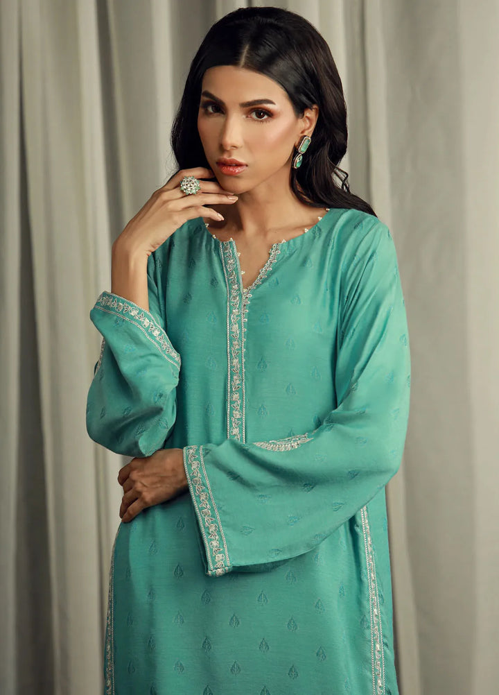 Lakhany Pret Embroidered Jacquard 2 Piece Suit LG-IZ-0188-W-EMB-2P