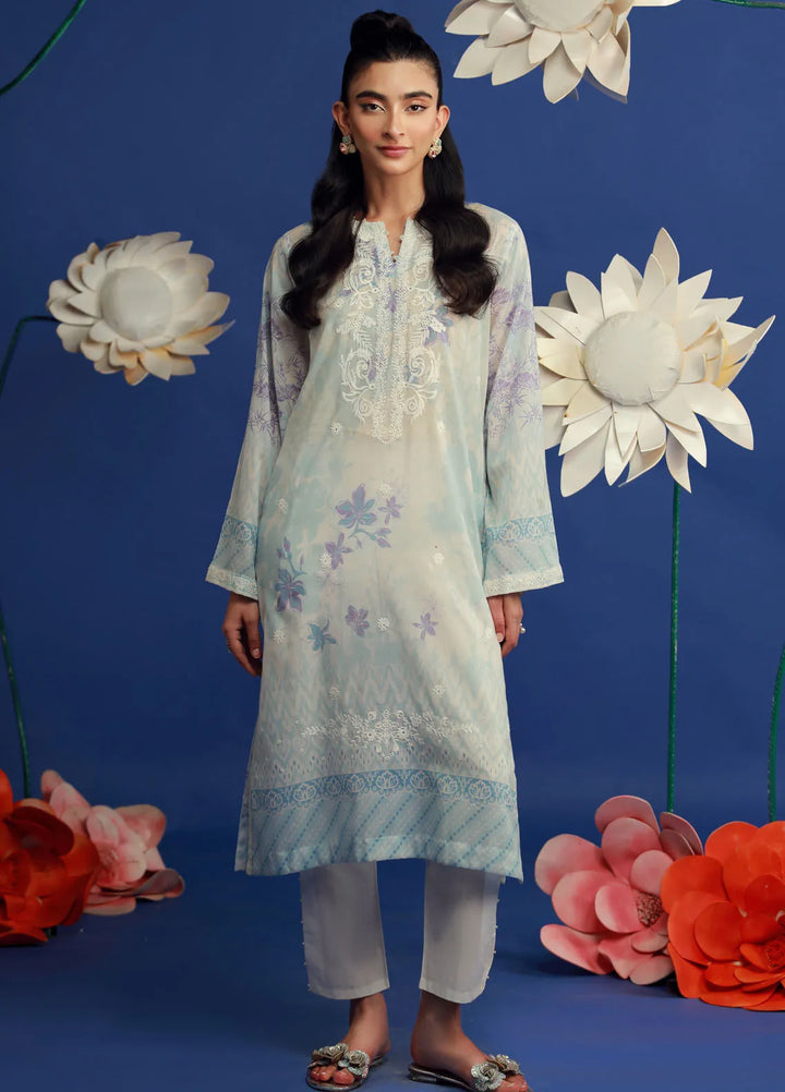Lakhany Pret Embroidered Lawn Kurti LG-IZ-0194