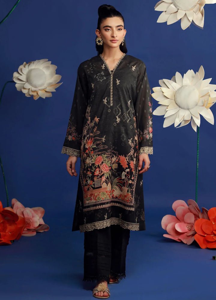 Lakhany Pret Embroidered Lawn Kurti LG-UB-0045
