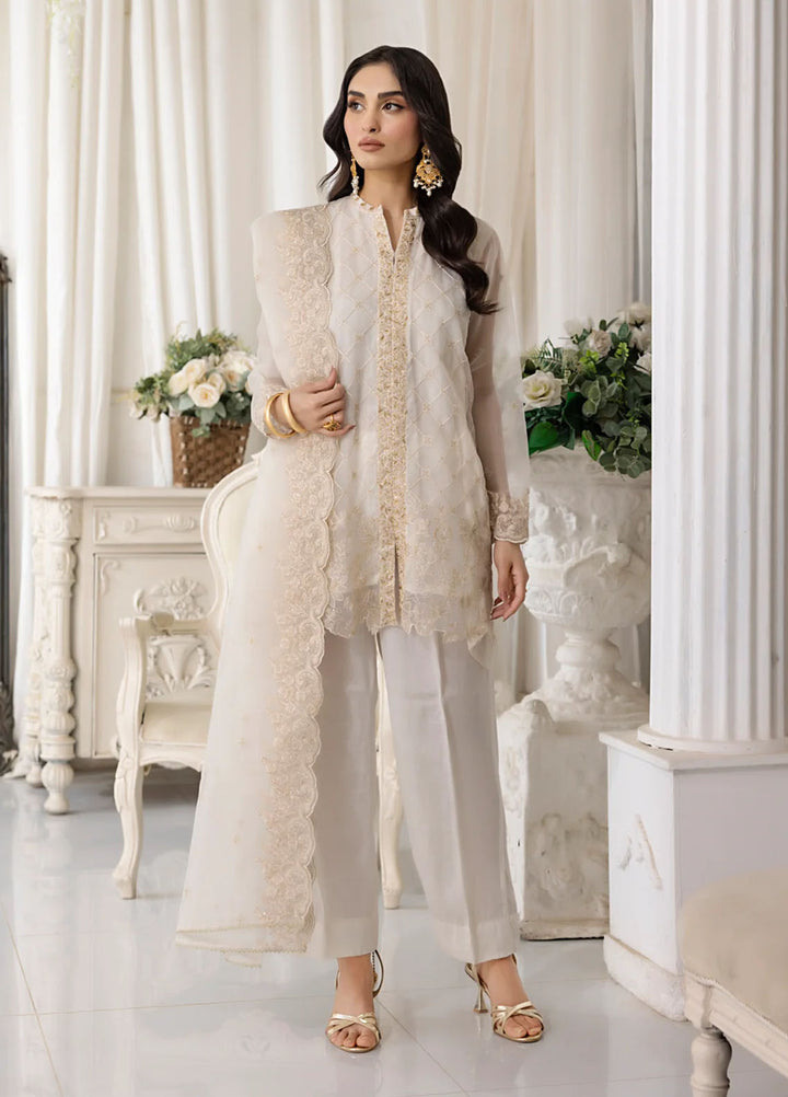 Lakhany Pret Embroidered Organza 3 Piece Suit LG-UB-0129