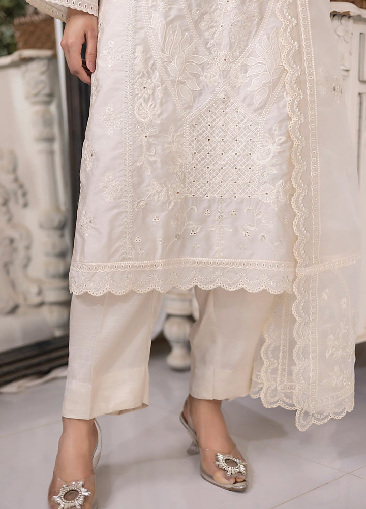 Lakhany Pret Embroidered Sheesha Silk 3 Piece Suit LG-IZ-0364