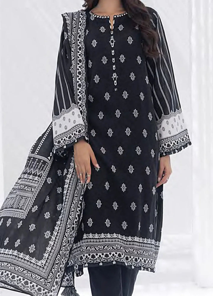 Lakhany Printed Lawn Suit Unstitched 3 Piece LSM24MC LG-SK-0233 - Summer Collection