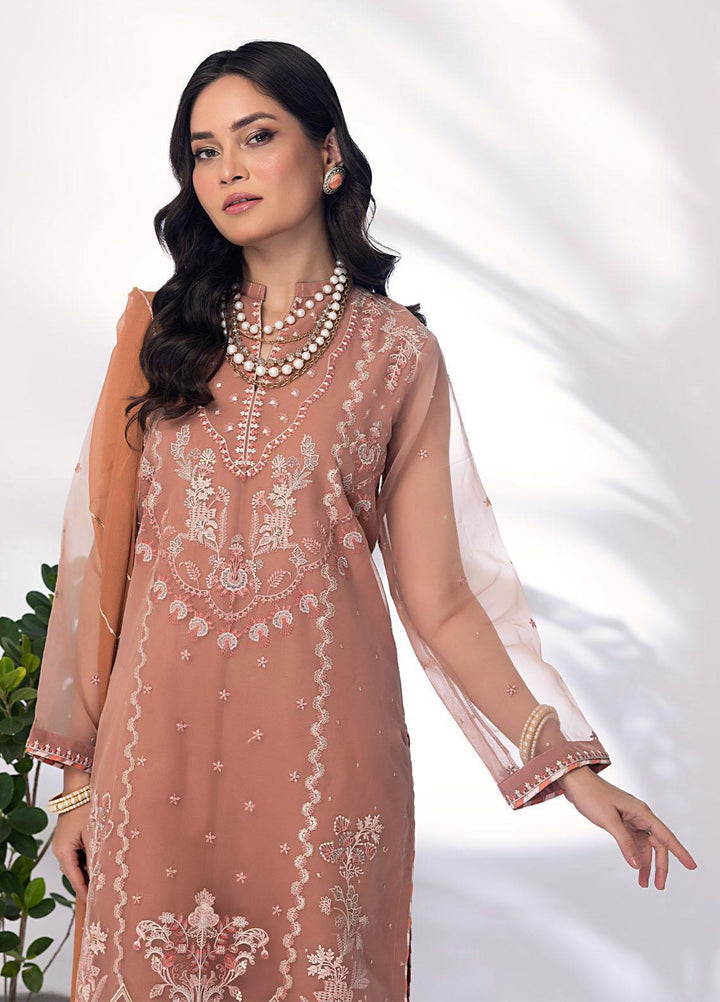 Lakhany Pret Embroidered Organza 3 Piece Suit LSM23RW LG-SK-0022