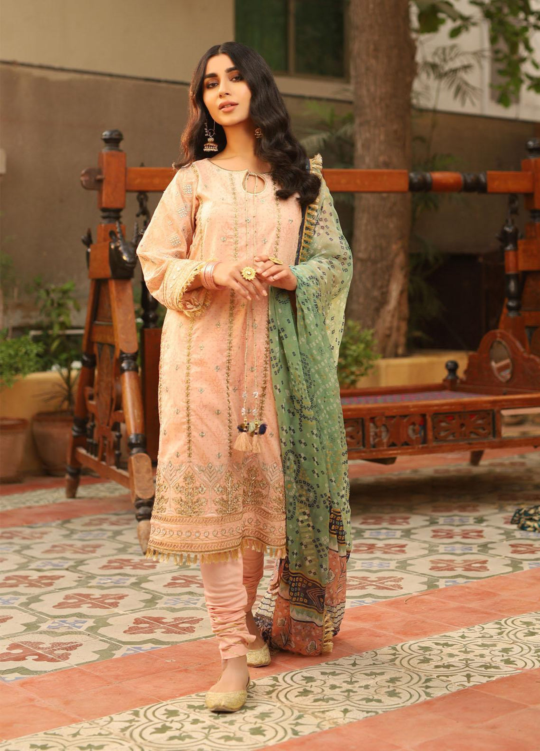 Shehnai By Lakhany Embroidered Lawn Suits Unstitched 3 Piece LSM21SH 9813 - Festive Collection