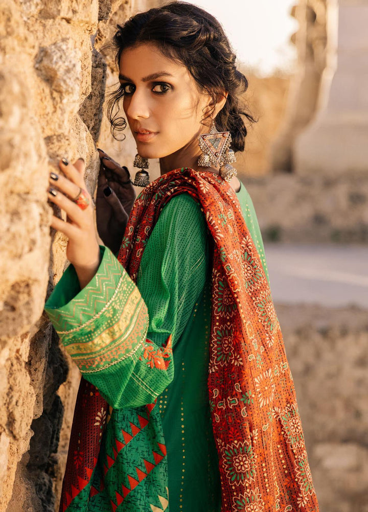 Lakhany Embroidered Lawn Suits Unstitched 3 Piece LSM21S BP-2046 - Summer Collection
