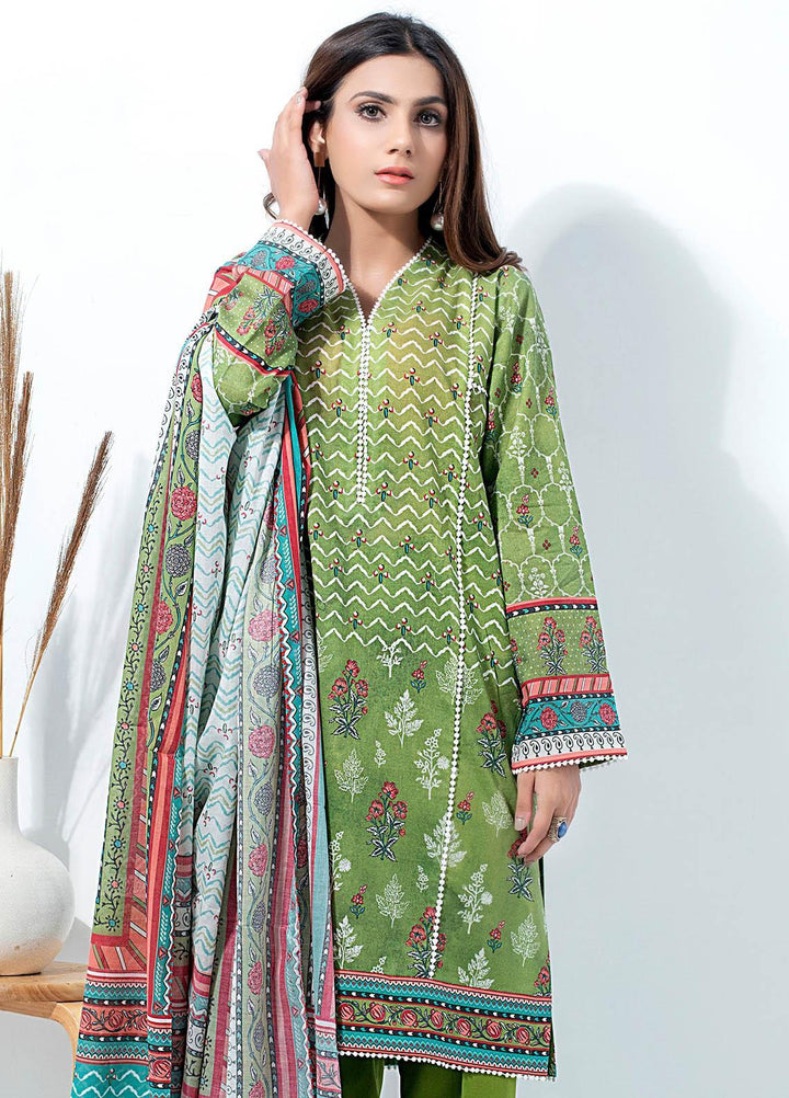 Lakhany Printed Lawn Suits Unstitched 3 Piece LSM21SP PL-2164 - Summer Collection