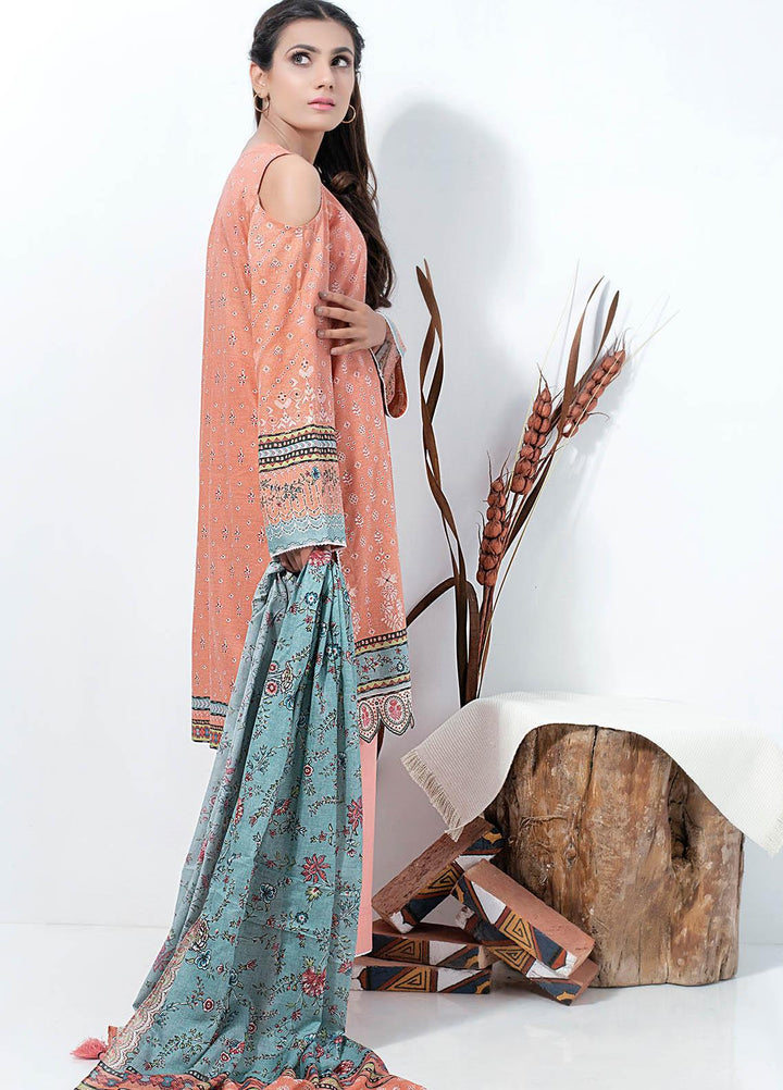 Lakhany Printed Lawn Suits Unstitched 3 Piece LSM21SP PL-2166 - Summer Collection