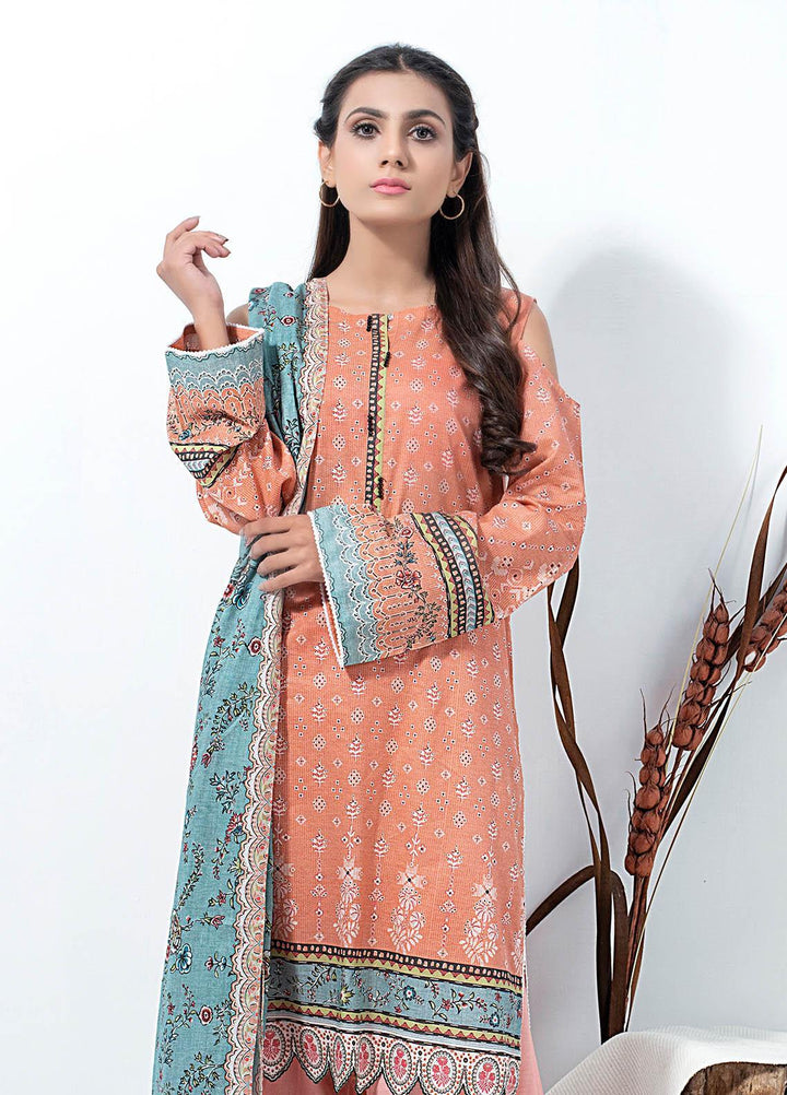 Lakhany Printed Lawn Suits Unstitched 3 Piece LSM21SP PL-2166 - Summer Collection