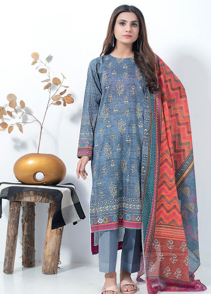 Lakhany Printed Lawn Suits Unstitched 3 Piece LSM21SP PL-2170 - Summer Collection
