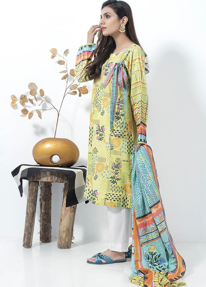 Lakhany Printed Lawn Suits Unstitched 2 Piece LSM21SP SD-2148 - Summer Collection