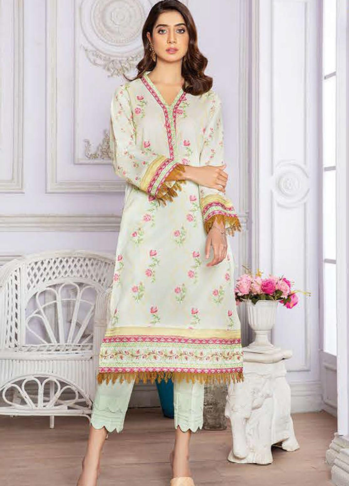 LALA Textiles Printed Lawn  Unstitched Kurties LT22DK BERNE LA-0028 - Summer Collection