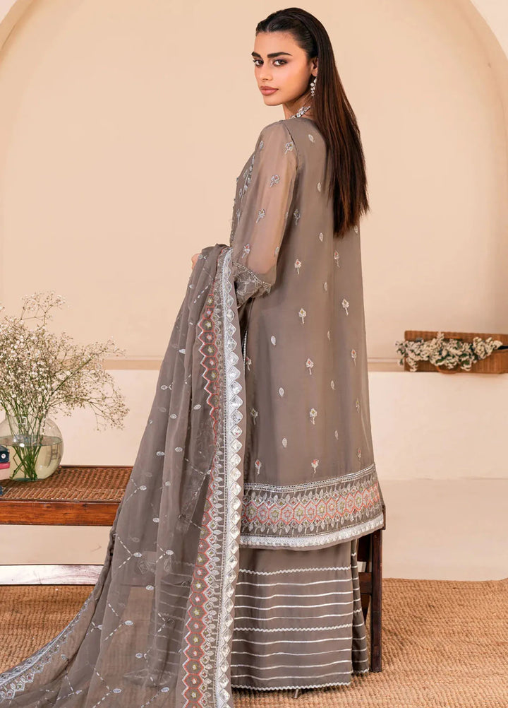 Lallaria by Noorma Kaamal Embroidered Chiffon Suit Unstitched 4 Piece NKL24L NK-LLC-26 - Festive Collection