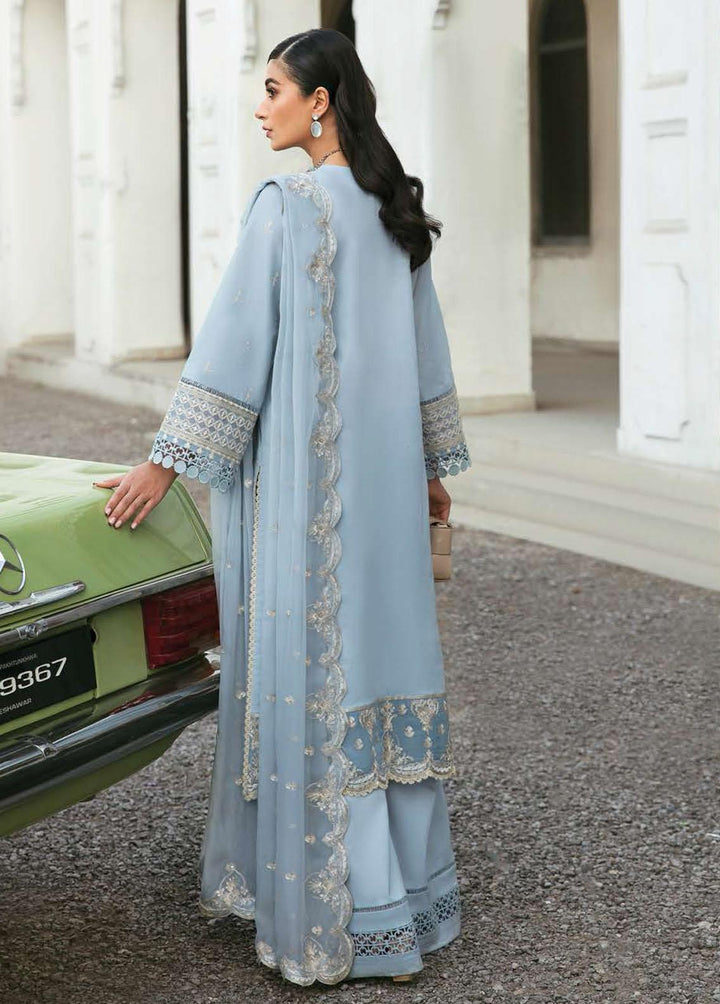 Lamhay By Afrozeh Embroidered Lawn Suits Unstitched 3 Piece AF23L 002 Symphony - Luxury Collection