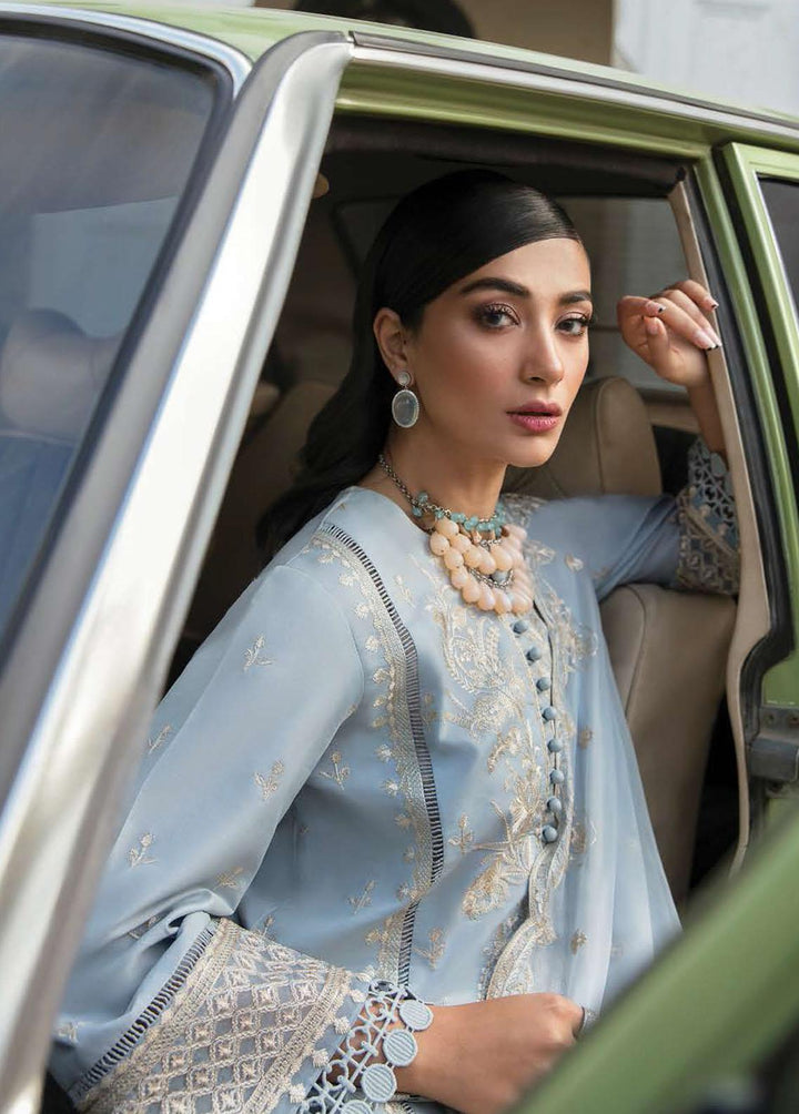 Lamhay By Afrozeh Embroidered Lawn Suits Unstitched 3 Piece AF23L 002 Symphony - Luxury Collection