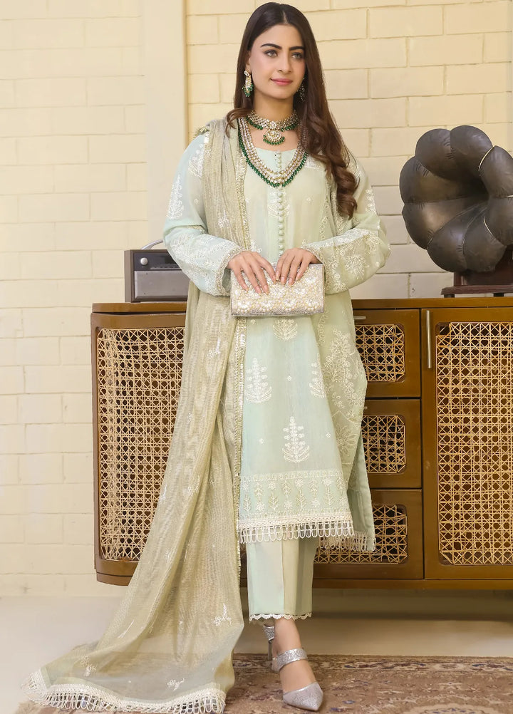 Lamorado Embroidered Messuri Shirt Suits Unstitched 4 Piece LMD25UF LWSU-25FE307 - Festive Collection