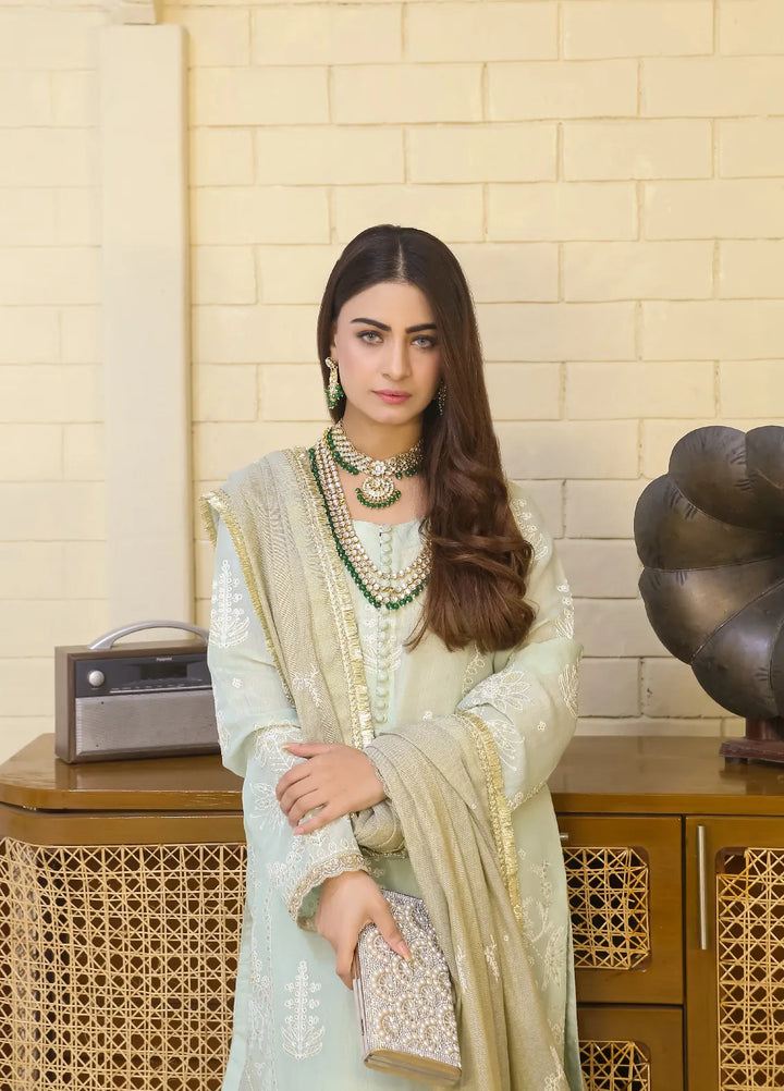 Lamorado Embroidered Messuri Shirt Suits Unstitched 4 Piece LMD25UF LWSU-25FE307 - Festive Collection