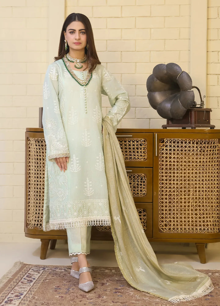 Lamorado Embroidered Messuri Shirt Suits Unstitched 4 Piece LMD25UF LWSU-25FE307 - Festive Collection