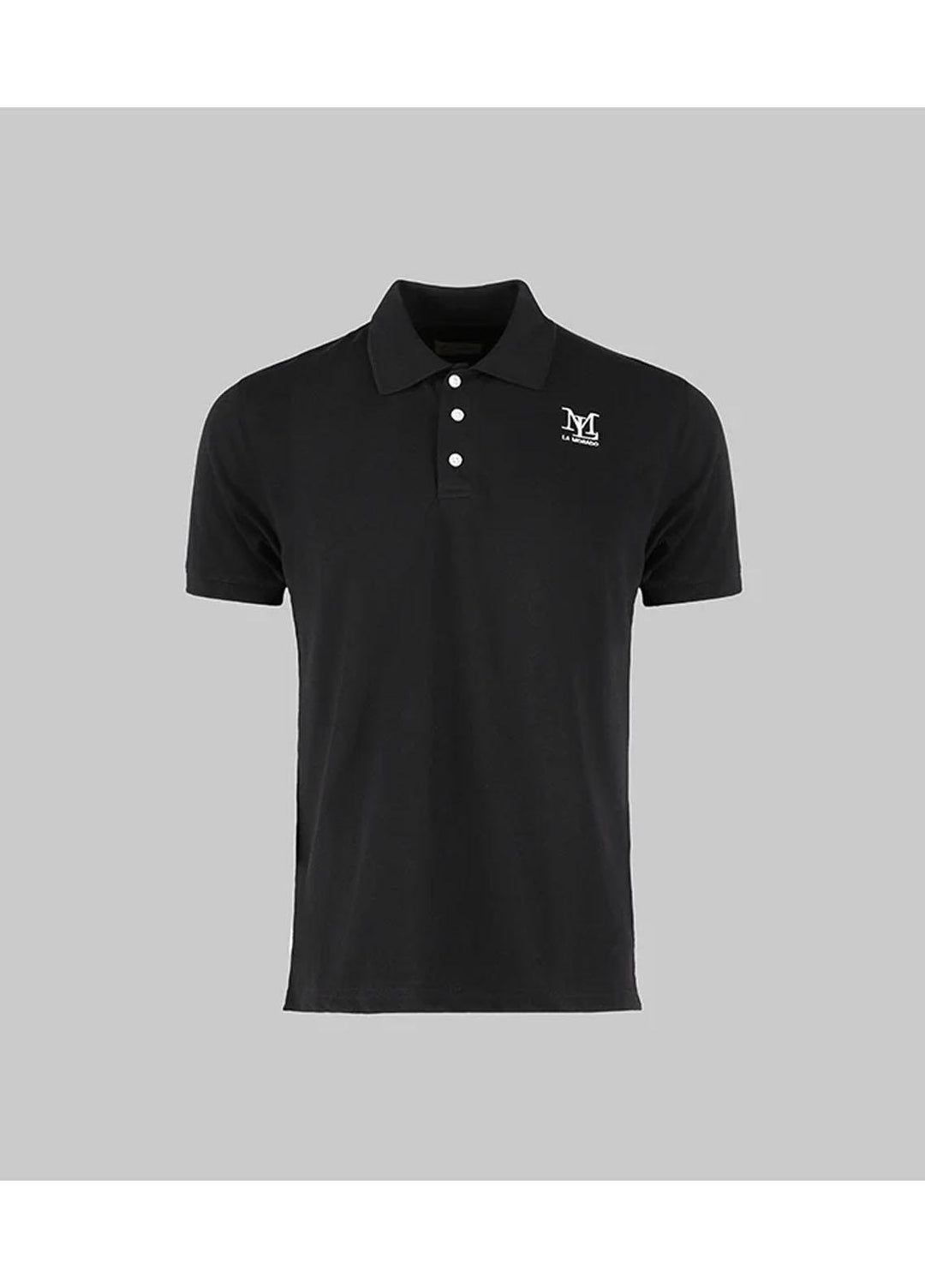 Lamorado Cotton Casual Mens Polo - LMD22M Polo Shirts Black