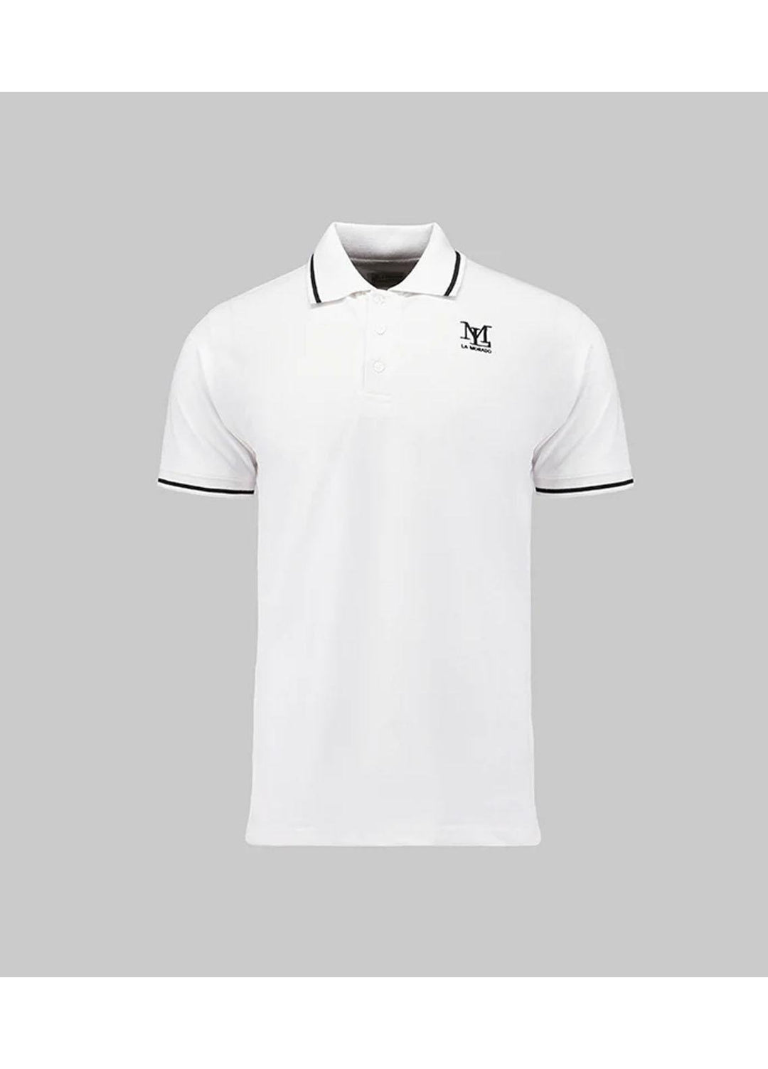 Lamorado Cotton Casual Polo for Mens - LMD22M Polo Shirts White